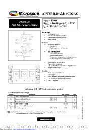 APTSM120AM14CD3AG datasheet pdf Microsemi
