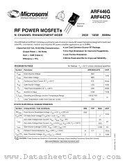 ARF447G datasheet pdf Microsemi