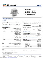 BR236AC-XX-115V datasheet pdf Microsemi