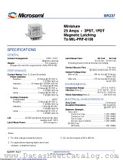BR237-112XX-12V datasheet pdf Microsemi