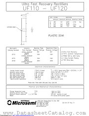 MUR120e3/TR13 datasheet pdf Microsemi