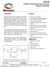 LX7176 datasheet pdf Microsemi