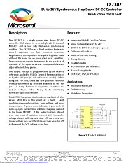 LX7302 datasheet pdf Microsemi