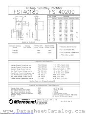 FST40180 datasheet pdf Microsemi