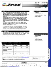 GC84050-00 datasheet pdf Microsemi