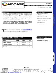 GG71110-04 datasheet pdf Microsemi