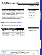 GG71210-04 datasheet pdf Microsemi
