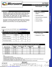 GG72020-04 datasheet pdf Microsemi