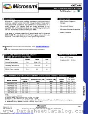 GG72030-05 datasheet pdf Microsemi