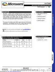 GG72430-04 datasheet pdf Microsemi