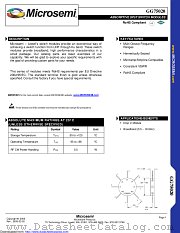 GG75020-03 datasheet pdf Microsemi
