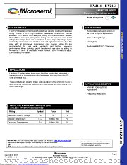 KV2141 datasheet pdf Microsemi