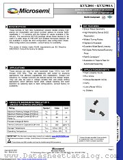 KVX2122 datasheet pdf Microsemi