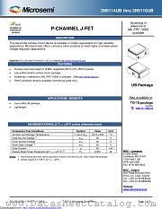 2N5115UBE3 datasheet pdf Microsemi