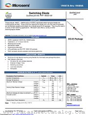 JAN1N459 datasheet pdf Microsemi