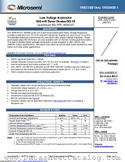 JAN1N5542D-1 datasheet pdf Microsemi