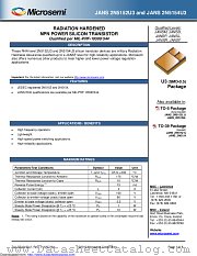 JANSM2N5152U3 datasheet pdf Microsemi