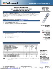 JANSP2N5152 datasheet pdf Microsemi