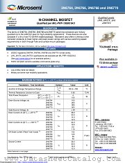 JANTXV2N6764 datasheet pdf Microsemi