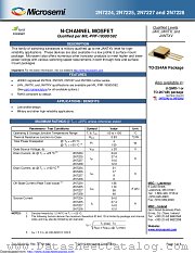 2N7225 datasheet pdf Microsemi