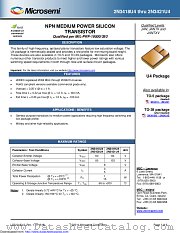 JANTX2N3418U4 datasheet pdf Microsemi