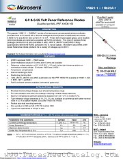 1N825A-1E3 datasheet pdf Microsemi