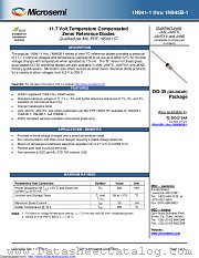 1N945-1 datasheet pdf Microsemi
