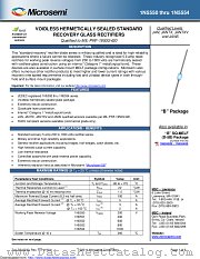 1N5550E3 datasheet pdf Microsemi