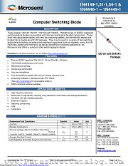 MX1N4449-1 datasheet pdf Microsemi