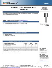NJF6510 datasheet pdf Microsemi