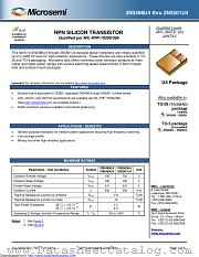 JAN2N3499U4 datasheet pdf Microsemi