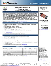 JANTXV1N3032DUR-1 datasheet pdf Microsemi
