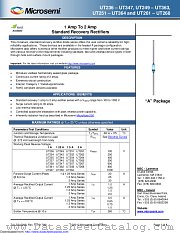 UT261E3 datasheet pdf Microsemi