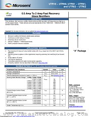 UTR21E3 datasheet pdf Microsemi