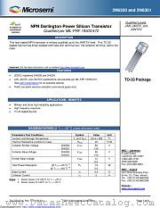 2N6350E3 datasheet pdf Microsemi