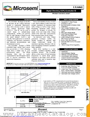 LX1686ECPW datasheet pdf Microsemi