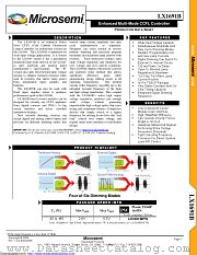LX1691BIPW datasheet pdf Microsemi