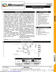 LX1992CDU datasheet pdf Microsemi