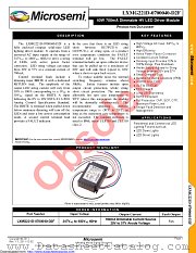 LXMG221D-0700040-D2F datasheet pdf Microsemi