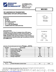 MS1503 datasheet pdf Microsemi