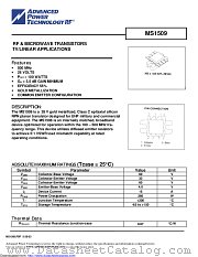 MS1509 datasheet pdf Microsemi