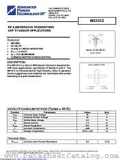 MS1512 datasheet pdf Microsemi