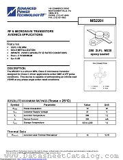 MS2201 datasheet pdf Microsemi