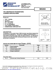 MS2202 datasheet pdf Microsemi