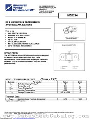 MS2214 datasheet pdf Microsemi