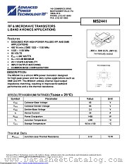 MS2441 datasheet pdf Microsemi