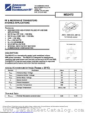 MS2472 datasheet pdf Microsemi