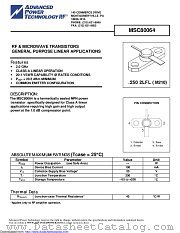 MSC80064 datasheet pdf Microsemi