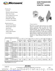 MO9081 datasheet pdf Microsemi