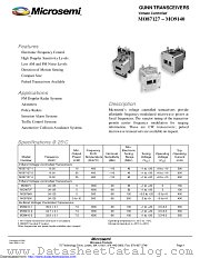 MO87127-3 datasheet pdf Microsemi